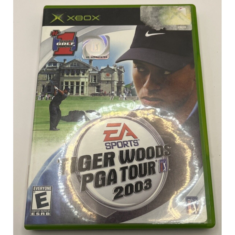 Tiger Woods‎ PGA Tour 2003 (Microsoft Xbox, 2002) Complete CIB W/ Manual